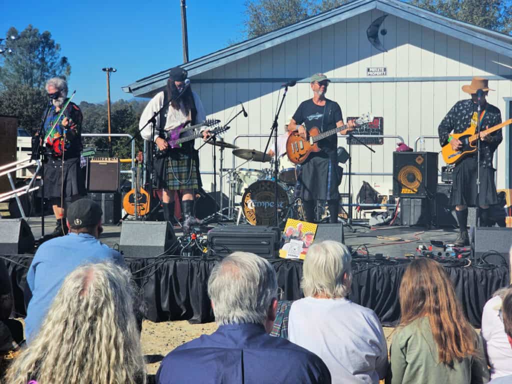 Band at Yosemite Celtic Festival and Highland Games