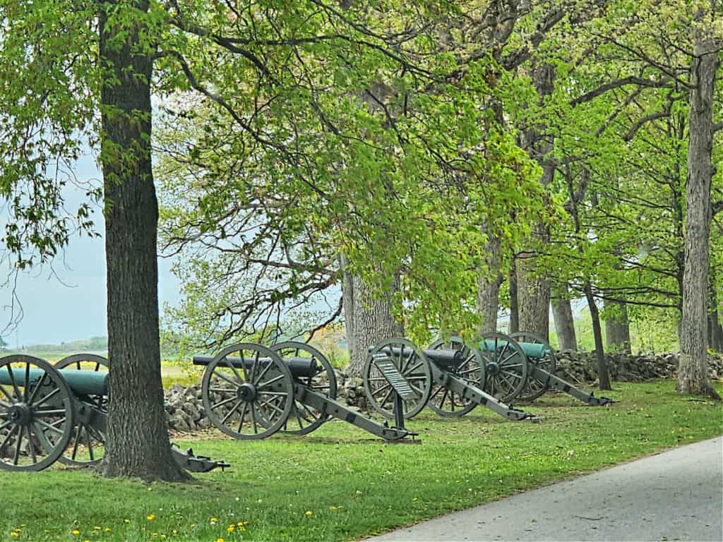 Cannons at Gettysburg