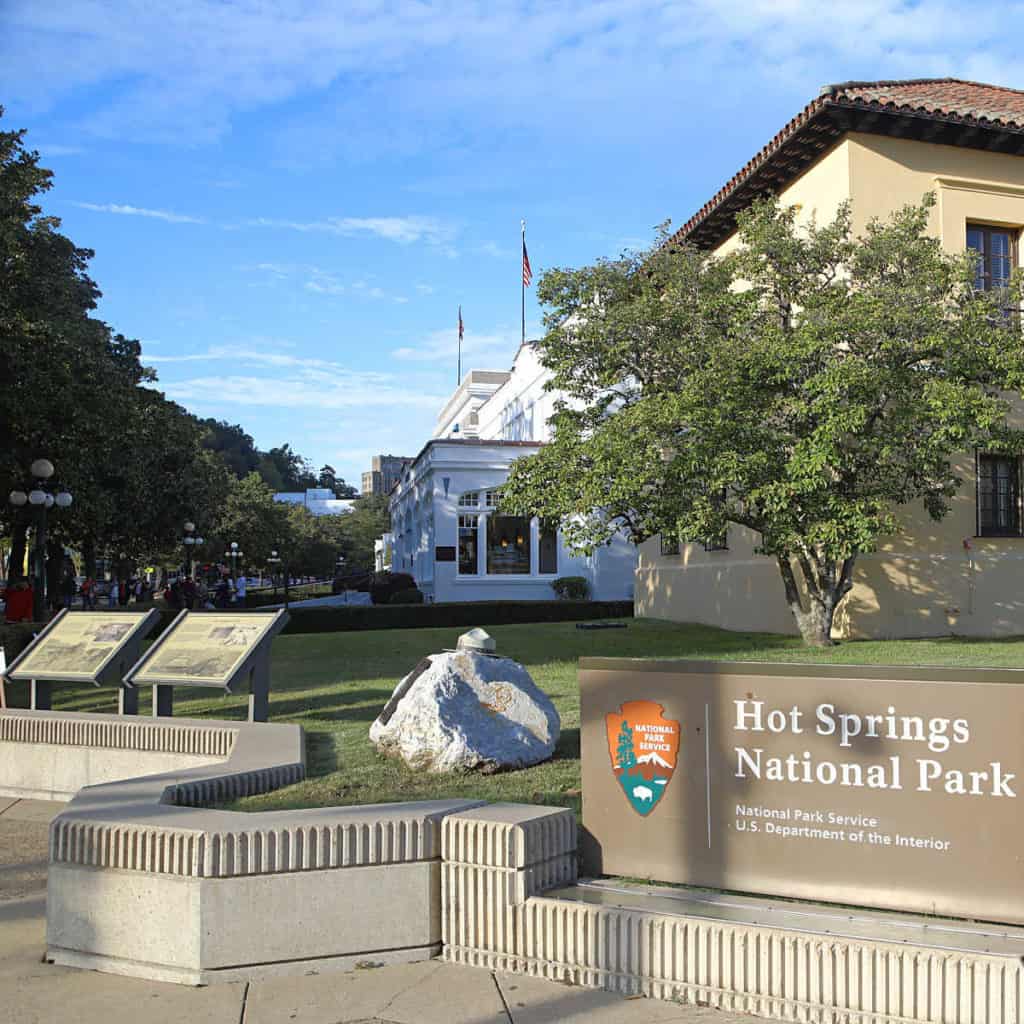 Bathhouse Row at Hot Springs National Park