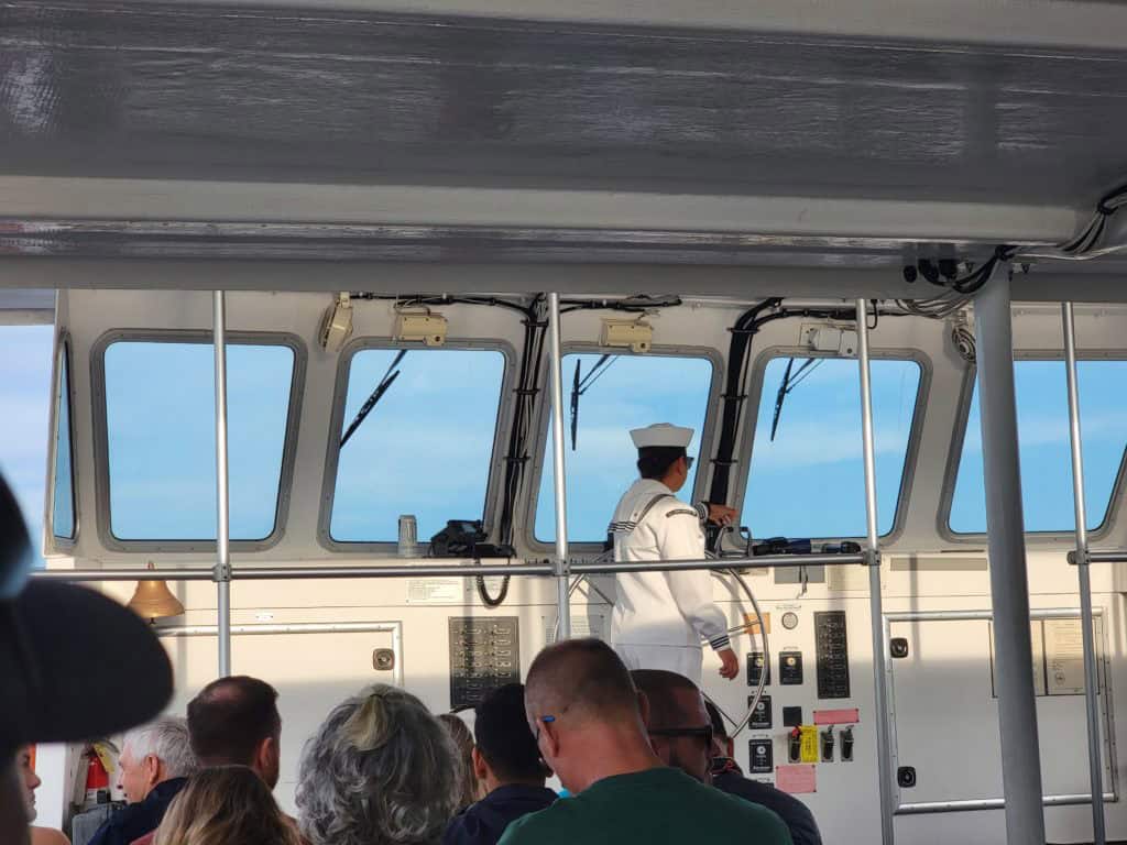 Sailing to the USS Arizona