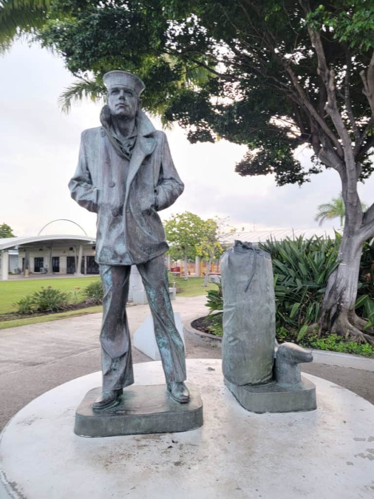Sailor Statue at Pearl Harbor National Memorial