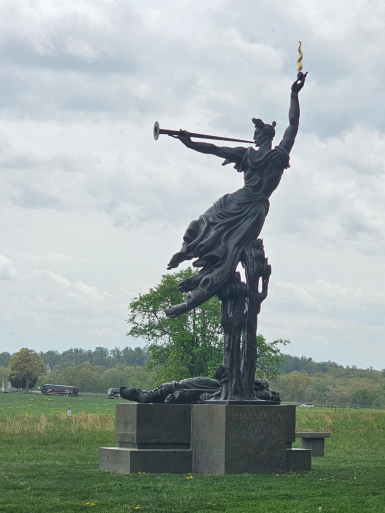 The Louisiana State Monument at Gettysburg National Military Park