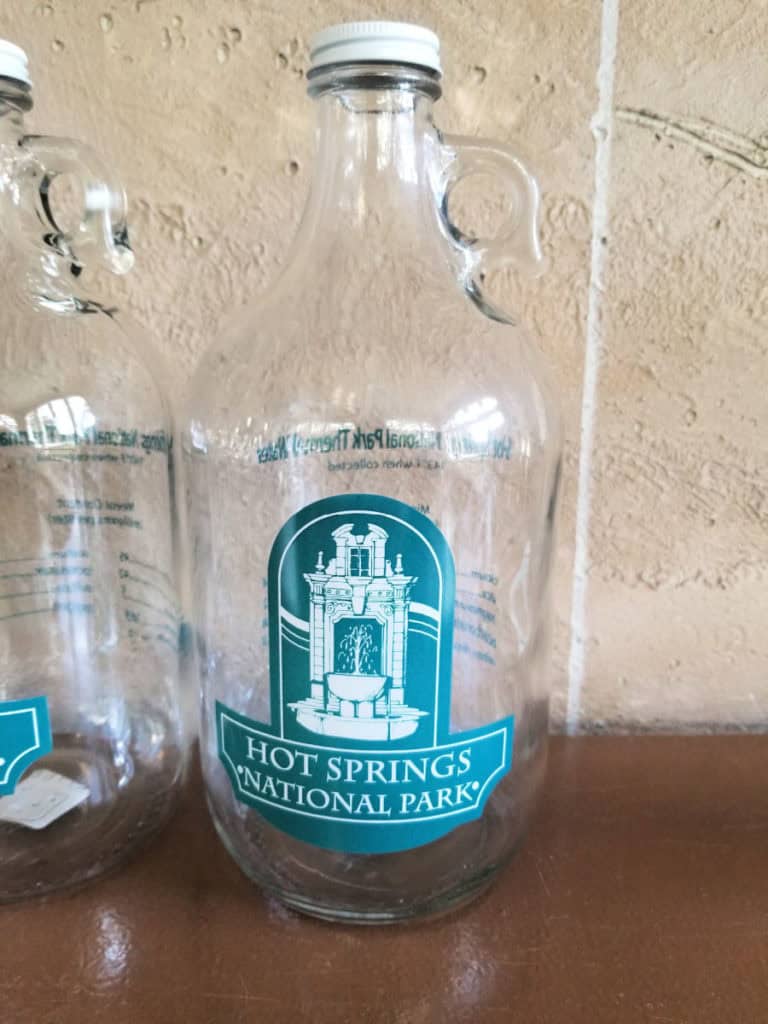 Water Bottle from Hot Springs National Park