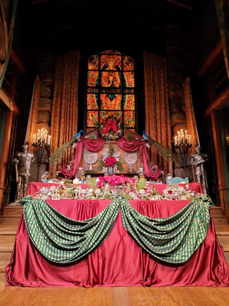 Head Table at Bracebridge Dinner