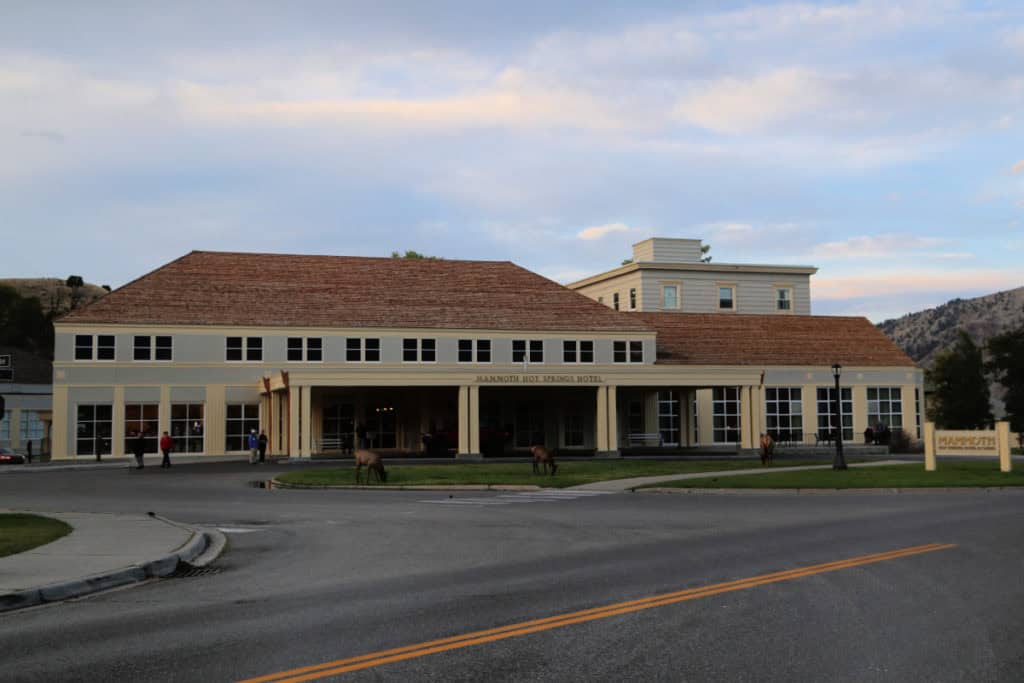 Mammoth Hotel in Yellowstone National Park