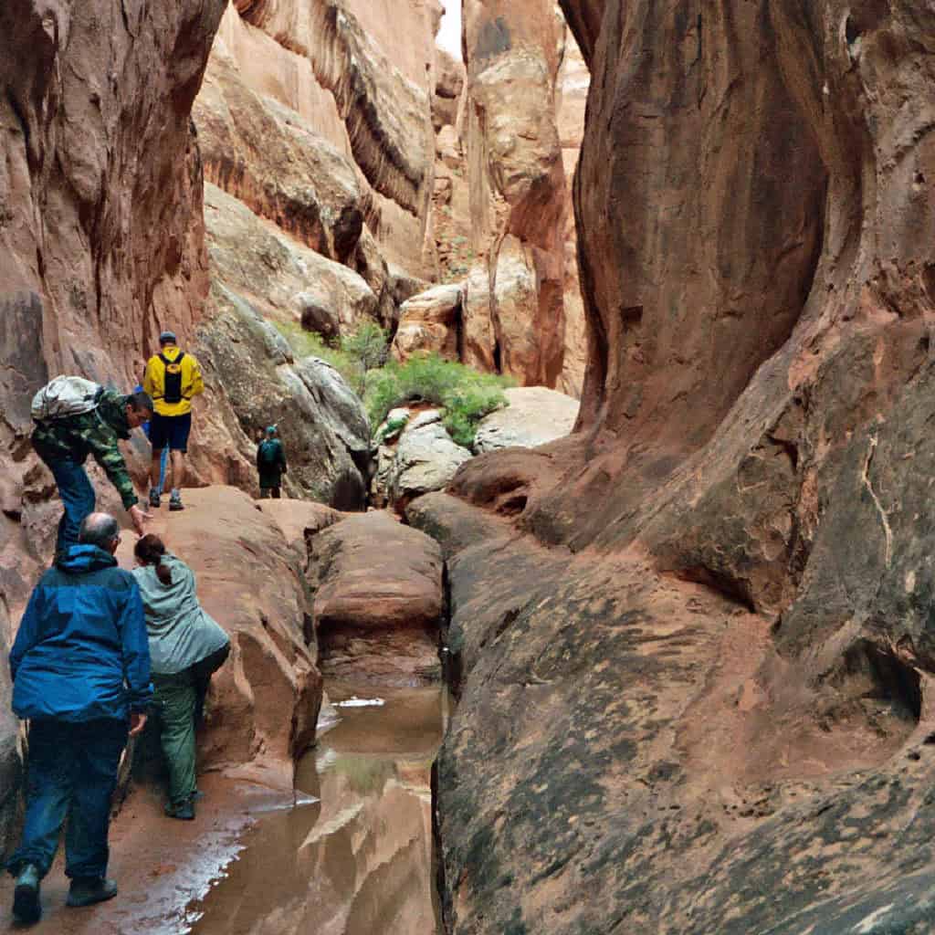 Hiking Fiery Furnace Tour in Arches National Park