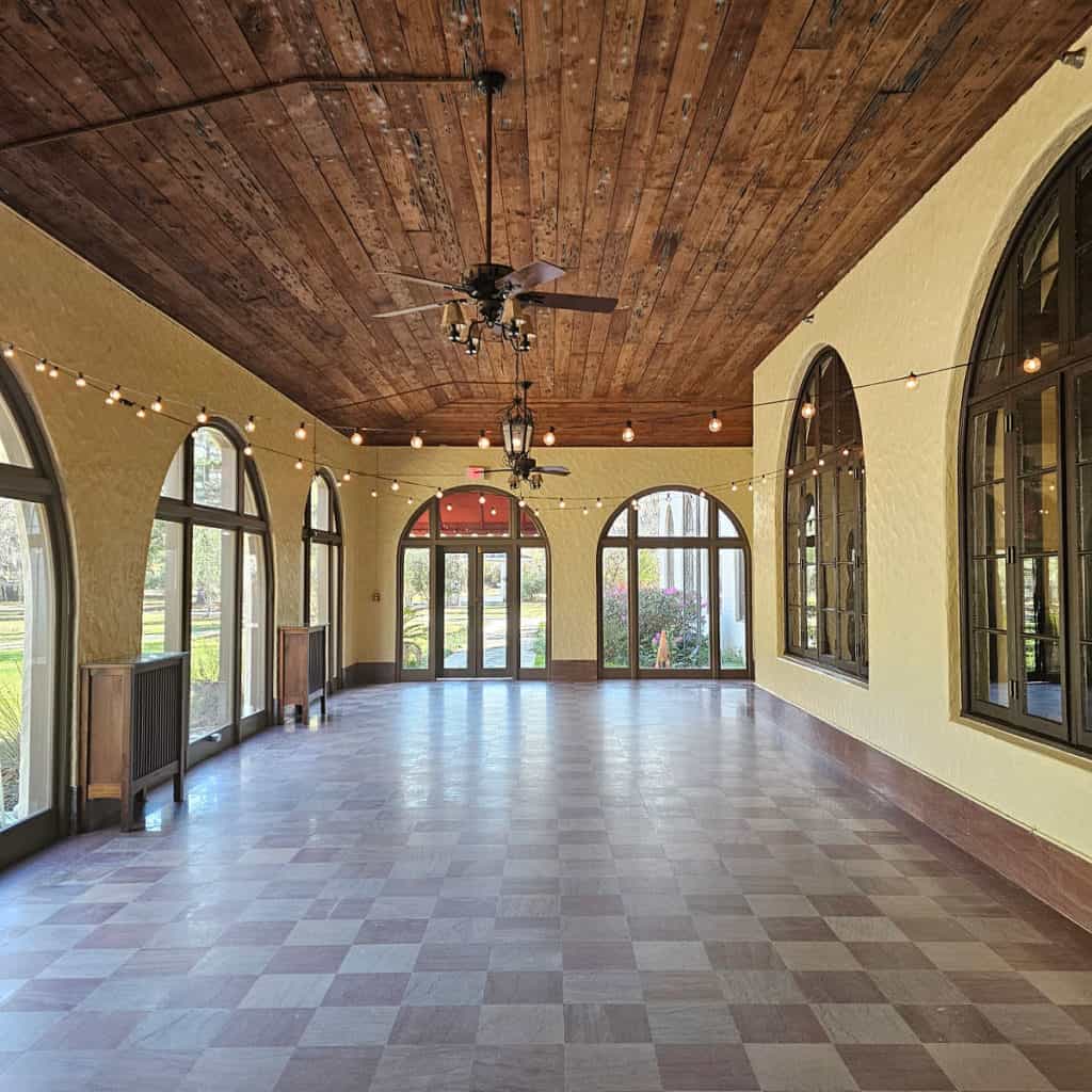 Inside the Lodge at Wakulla Springs