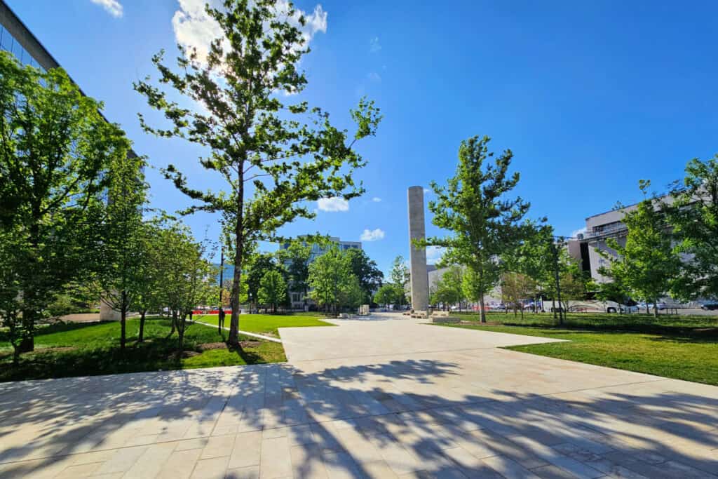 Eisenhower Memorial grounds