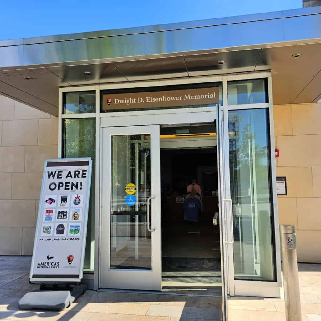 Entrance to Eisenhower Memorial