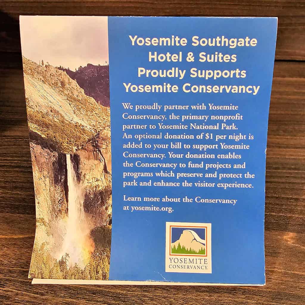 Yosemite Southgate supports Yosemite Conservancy